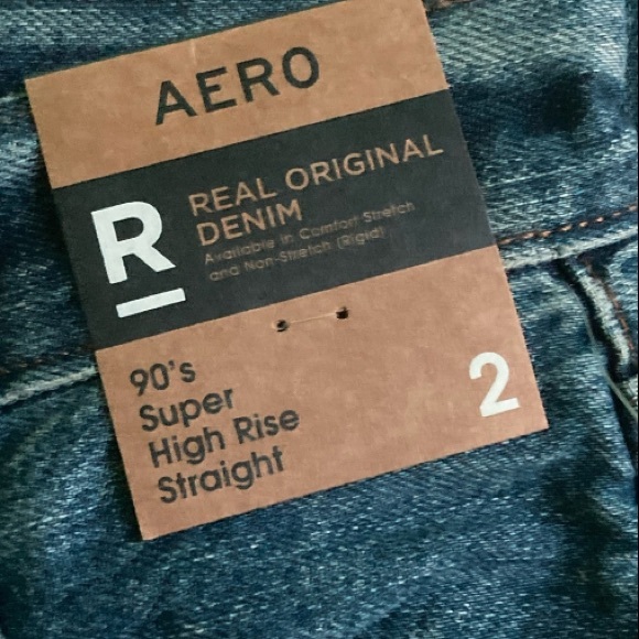 NWT Distressed Eco-Friendly Aeropostale Denim Jeans - Picture 6 of 8